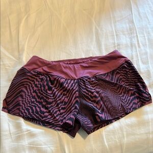 Women's Pink Patterned Shorts
